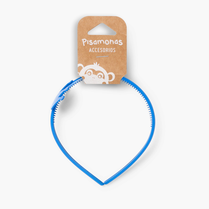 Diadem Mädchen mit Krone Französisch Blau