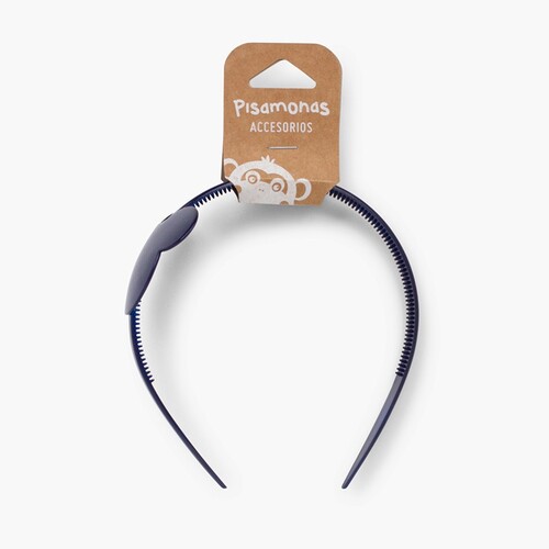 Diadem mit Affenmotiv Blau
