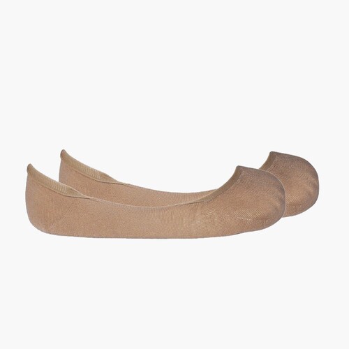 Unsichtbare Socken für Jungen Mokka