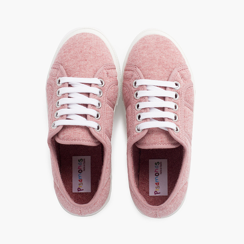 Sportschuhe aus organischer Strickware Altrosa